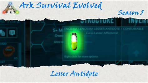 Lesser Antidote .